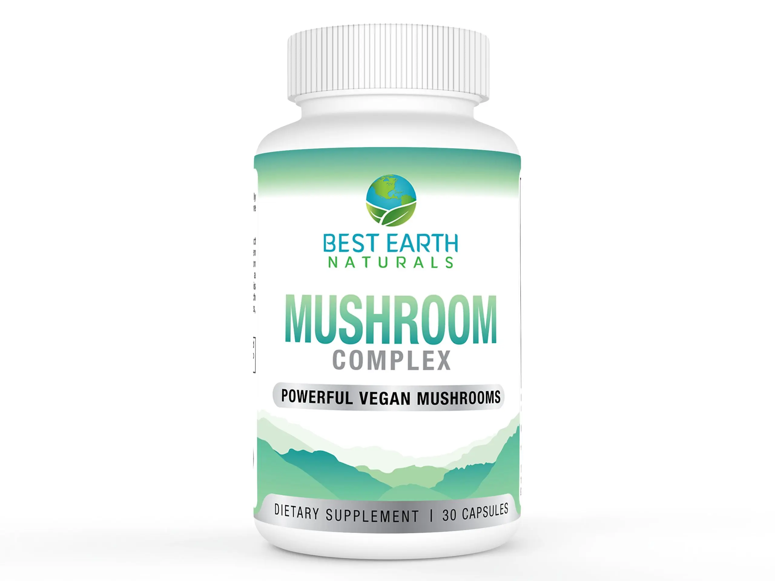 Mushroom Complex - Powerful Vegan Mushrooms Blend with Lion's Mane, Reishi, Chaga, Maitake & Shiitake for Cognitive Health & Immune Support
