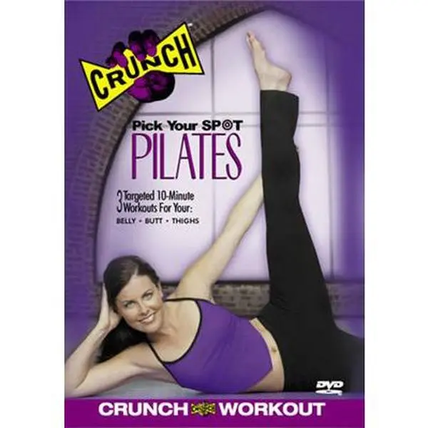 Used Book - Crunch: Pick Your Spot Pilates Express (DVD) - English, Glutes Exercise with 10-Minute Sessions and 3 Targeted Workouts