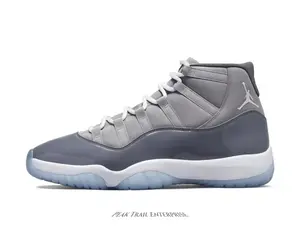 The ultimate grey high-tops. Premium patent leather + icy sole Sneakers
