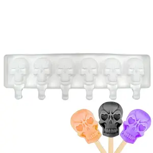 Halloween Skull Cakesicle/Popsicle Silicone Mold