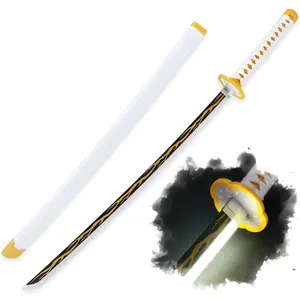 Light Up Demon Slayer Zenitsu Sword - 40 inches Plastic Anime Cosplay Prop