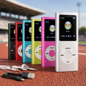 1 Portable MP3/MP4 Player, 128GB Expandable Storage, Lossless Audio & Video Playback, E‑book/Photo Browsing, LCD Screen & Alloy Body, For Music Travel Offline Use, Ideal Holiday Gift, SD Card Not Included