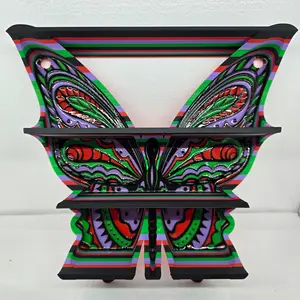 Large 3D Printed Butterfly Wall Trinket Shelf