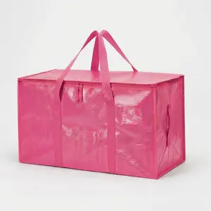 Extra Large Foldable Moving Bags, Thickened PP Woven Storage Bag for Clothes and Blankets, Waterproof Moisture-Proof Packing Bags for Moving, Home Storage