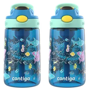 Contigo Kid's 14 oz. Aubrey AutoSpout Straw Water Bottle 2-Pack