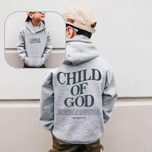 Child of God Youth Sweatshirt or Hoodie, Two-Sided Christian Apparel with Bible Verse, Jesus Loves You Youth Religious Top, Trendy Christian Merch