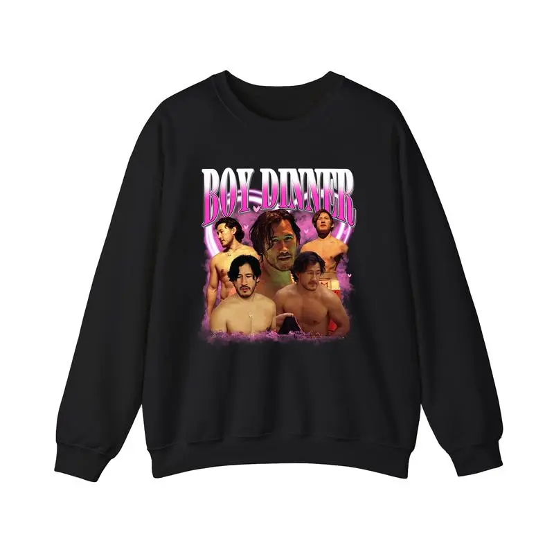 [Made In US] Boy Dinner SixPack Shirt, Markiplier Boy Dinner Sweatshirt, Vintage Shirt,Full Sizes, For Men, For Women Casual Cotton