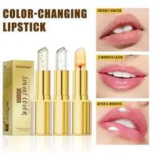 WakeAngel for Women Long Lasting Hydrating Tint Lipstick with Flower Extracts & Gold Foil