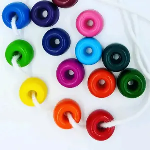 Fruit Loops Crayon Set, circle crayons, motor skills, colorful, durable, stocking stuffer, activities for kids