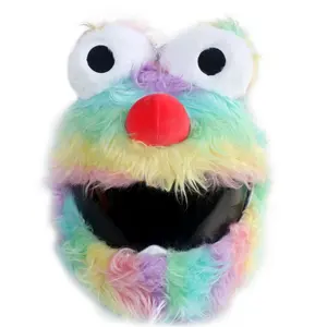 In-Stock Plush Motorcycle Helmet Cover - Fits Full-Face Helmets | Stylish Ride Accessory