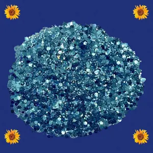 Ocean Tides Chunky Polyester glitter 2 oz bag by Andeta Glitters