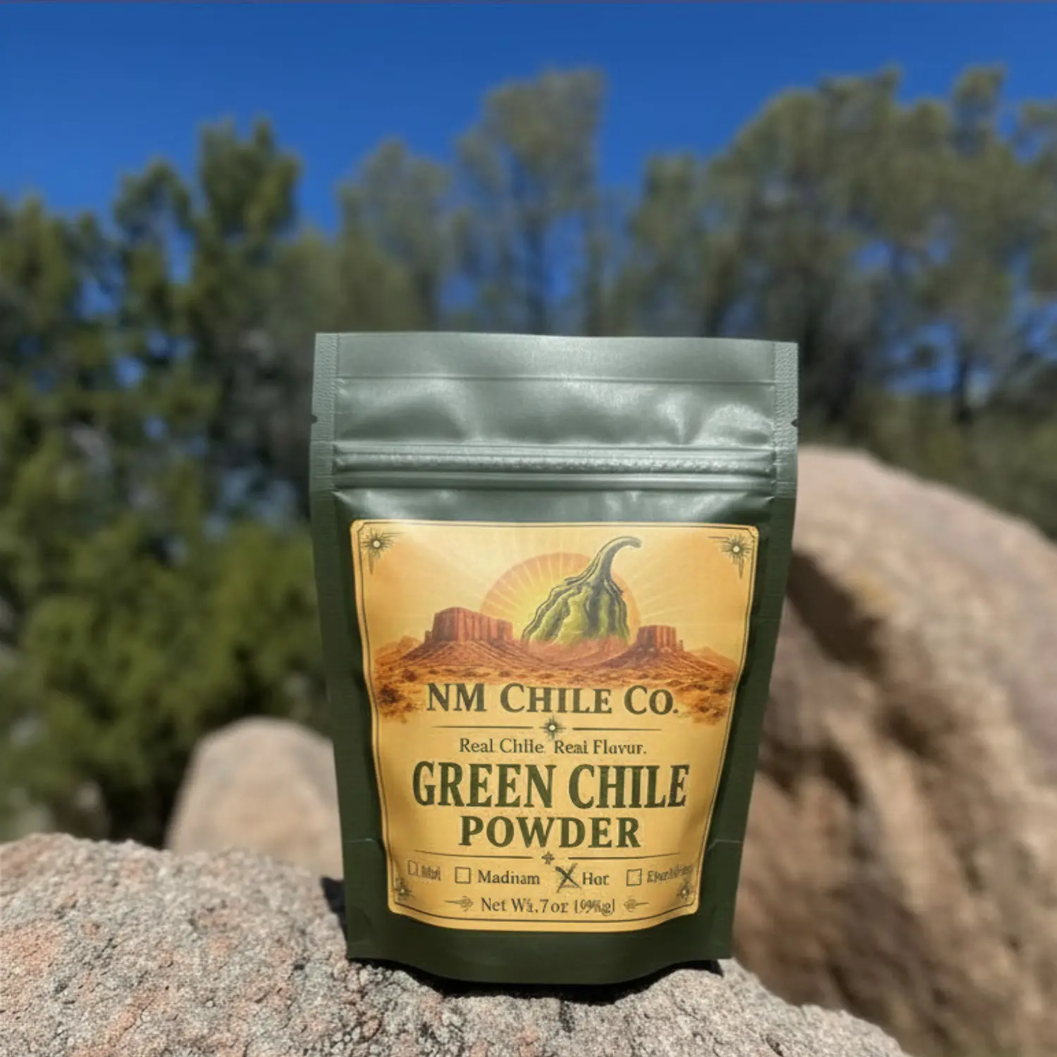 Green Chile Powder - Hot