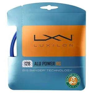 ALU Power 128 Roland Garros Tennis String Blue and White