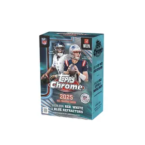 2025 Topps Chrome Football Blaster Trading Cards