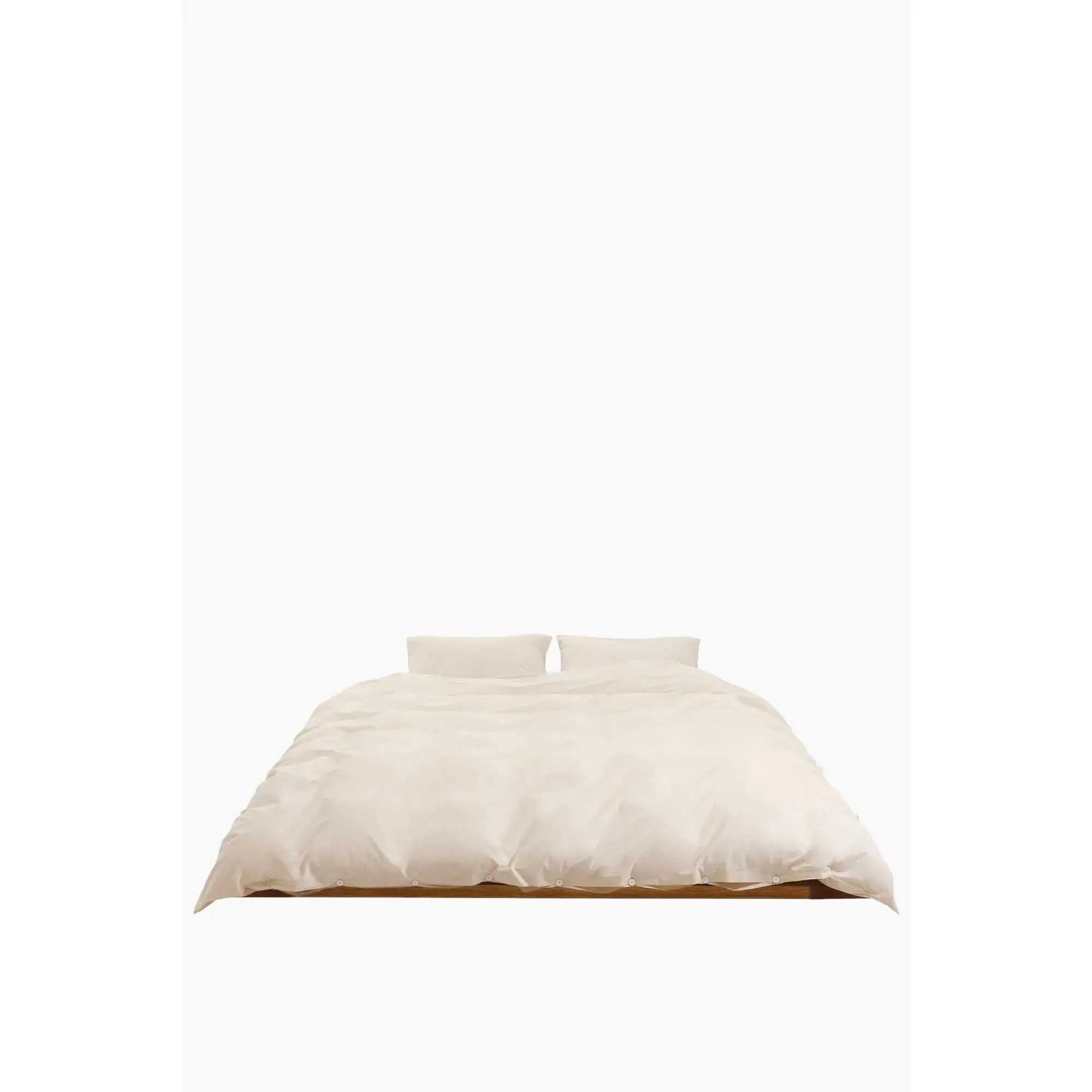 Organic Cotton Percale Bedding | Winter White