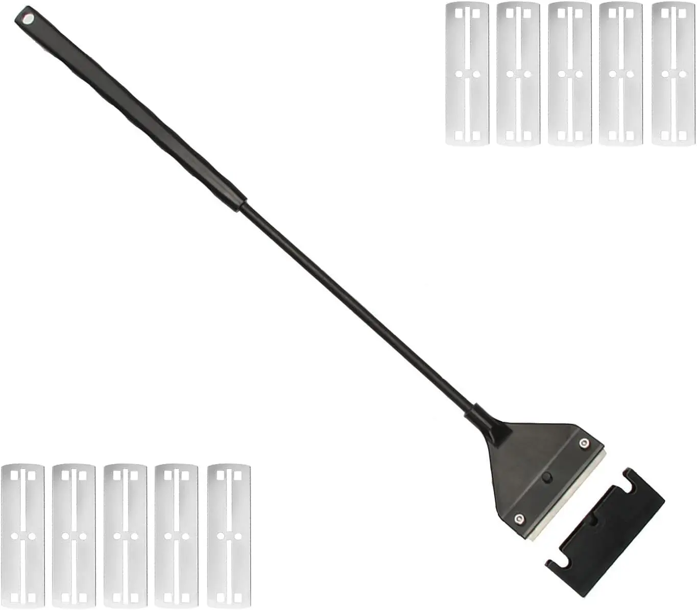 Algae Scraper for Glass Aquarium,Aquarium Razor Scraper with 10 Replaceable ,Aquarium Cleaning Tools.