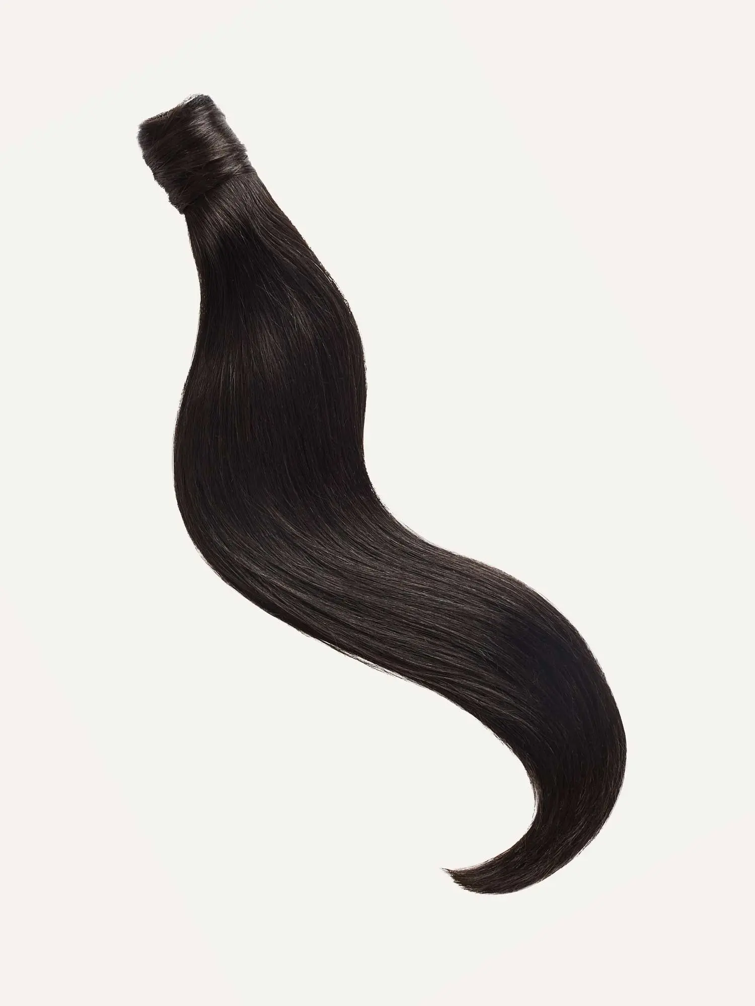 Luxy Hair 20" Off Black Ponytail Extension | 120g Remy Human Hair Luxy Hair 20" Off Black Ponytail Extension | 120g Remy Human Hair