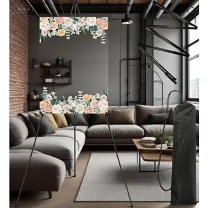 63'' Portable Tripod Easel Stand for Display, Lightweight Metal Sign Holder with Carrying Bag, Adjustable Poster Stand for Wedding Events, Reusable and Easy Setup, 1-Pack Ground Easel for Indoor Outdoor Use