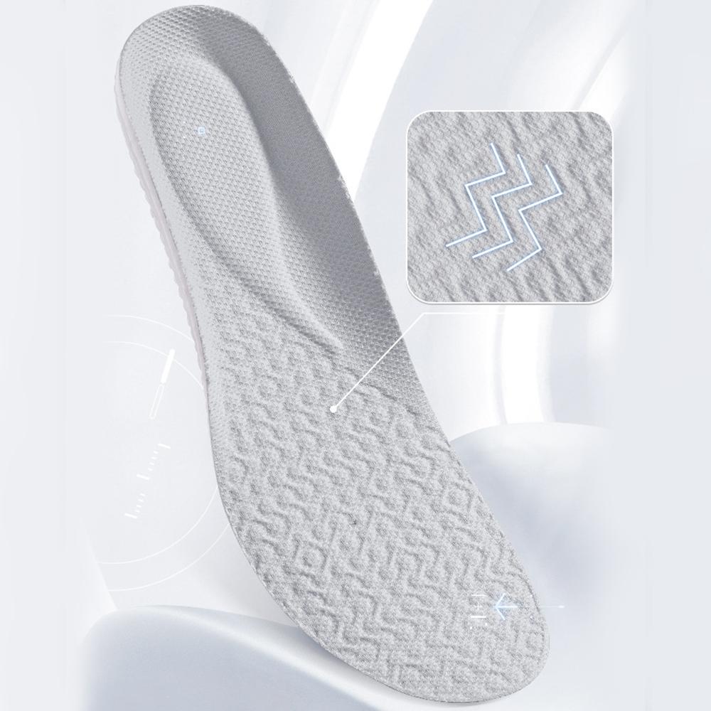2Prs Per Pack Air Cushion Sport Insoles with High-Elastic TPE Heel Cushion, Shock-Absorbing & Sweat-Wicking Design, Provides All-Day Comfort & Relief for Heel Discomfort, Ideal for Running, Walking, Hiking & Daily Wear 2Prs Per Pack Air Cushion Sport Insoles with High-Elastic TPE Heel Cushion, Shock-Absorbing & Sweat-Wicking Design, Provides All-Day Comfort & Relief for Heel Discomfort, Ideal for Running, Walking, Hiking & Daily Wear