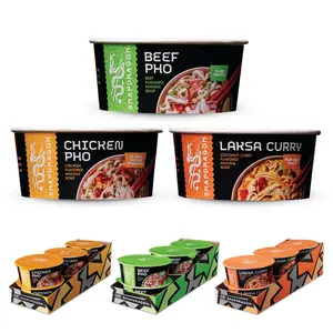 Pho, Laksa Curry Instant Noodles Bundle