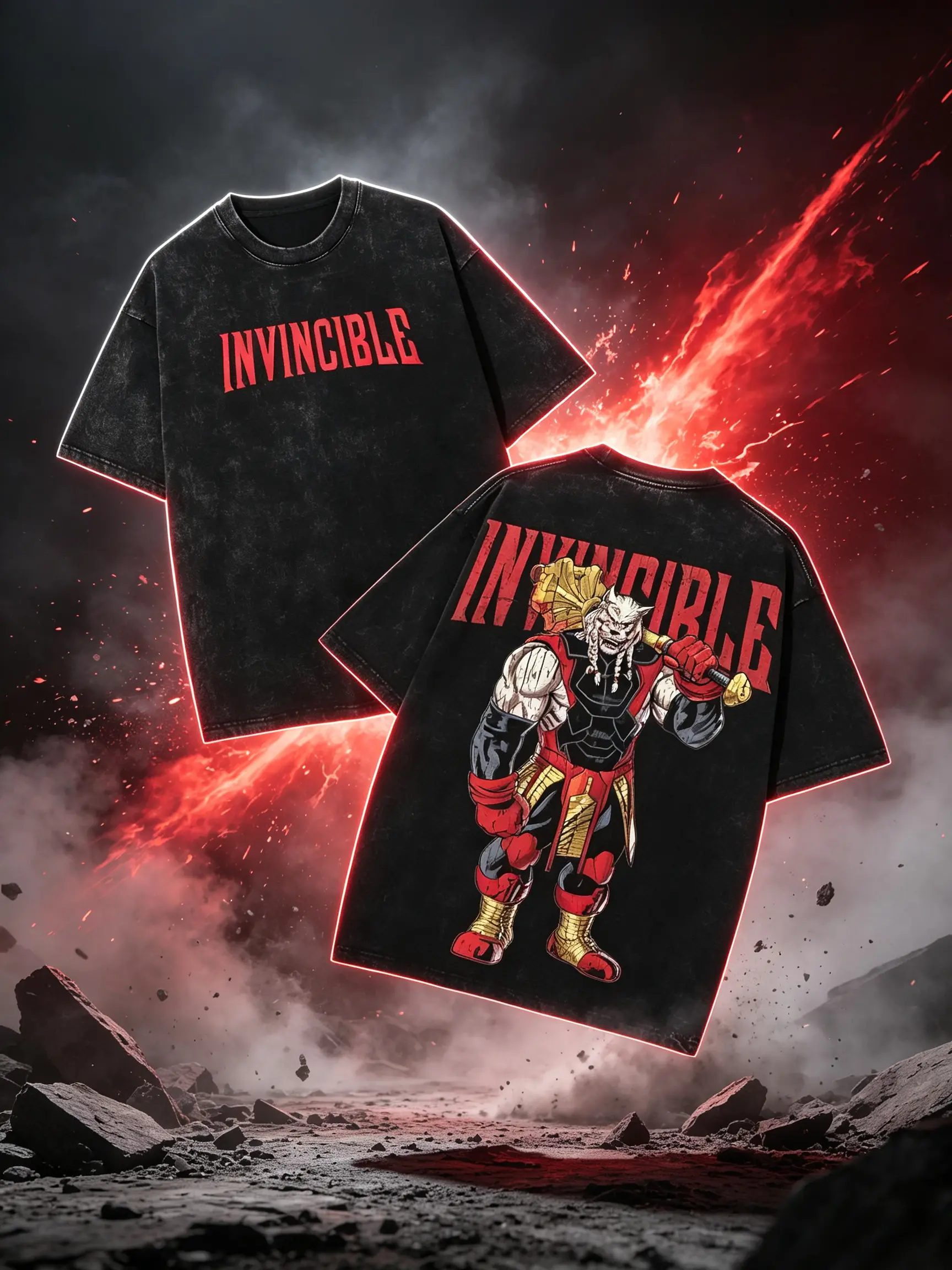 Retro Comic Invincible Battle Beast Graphic T-Shirt Collection – Premium Cotton Vintage Animated Style Washed Tee, Soft Breathable Oversized Streetwear Shirt Unisex, Gift for Him, Gift for Fan 90s Graphic American Casual Short Sleeve Tee,cotton tee shirt
