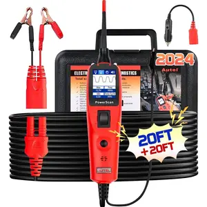 Autel PowerScan PS100 Car Automotive Power Circuit Probe Tester Breaker Finder Tool, 12V 24V Car Circuit Tetser, AC/DC/Continuity/Probe/Signal Test