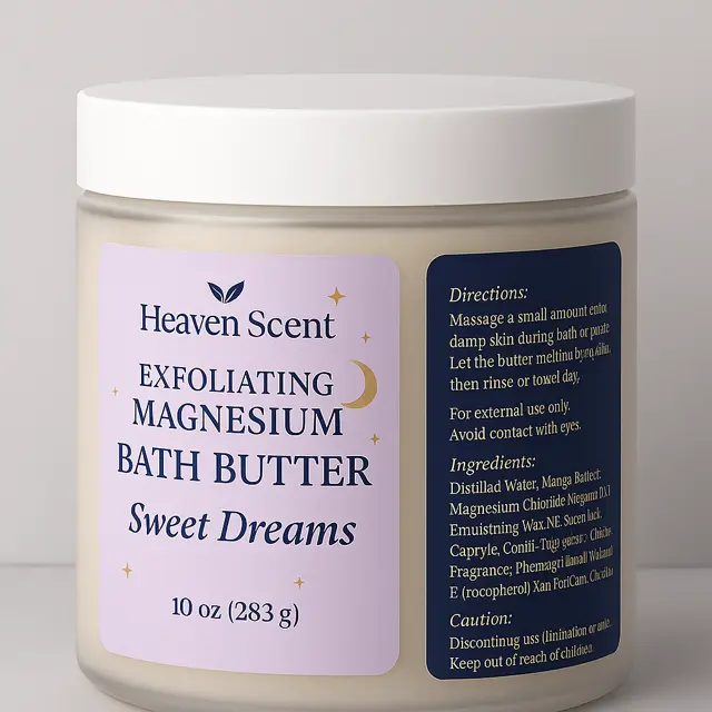 MAGNESIUM BATH BUTTER Body Care Detox Eczema Comfort