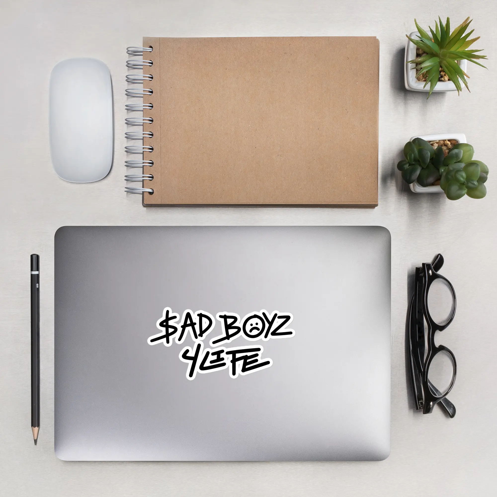 Sad Boys 4Life Sticker - High Opacity Vinyl, Bubble-Free Application, Durable Design, Perfect for Troca, Compu, or Any Surface