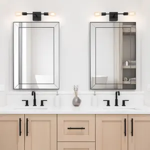 212 Main Rectangular Wall-Mounted Mirror - Dark Bronze, 23 x 34 x 1 in., Elegant Frame Wall-Mounted Mirror, Elegant Wall-Mounted Mirrors, Frame Wall-Mounted Mirrors