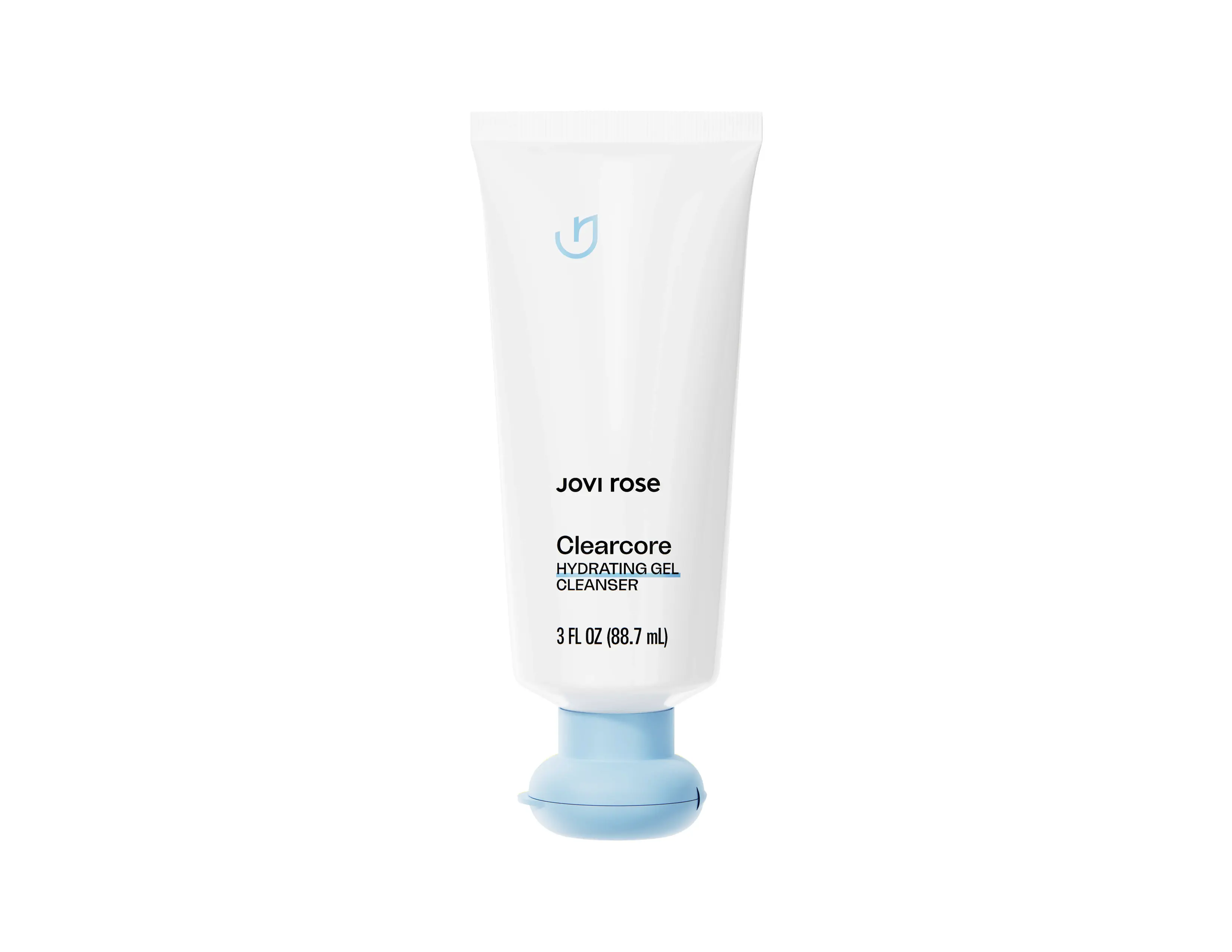 Jovi Rose Clearcore Gentle Synthetic Sunscreen Facial Gel Cleanser - Daily, Fragrance-Free Face Wash for Tweens-Teens, 3 fl oz