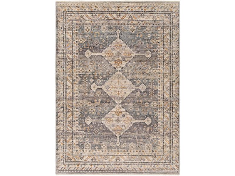 Livabliss Aida Machine-Woven Durable Indoor Area Rug AAD2305-579, 5 Ft. W X 7 Ft. 9 In. L Rectangle Throw, Beige-Brown-Gray Natural Tones, Medium Pile, Decorative with Natural Charm, Indoor Area Rugs, Decorative Area Rugs