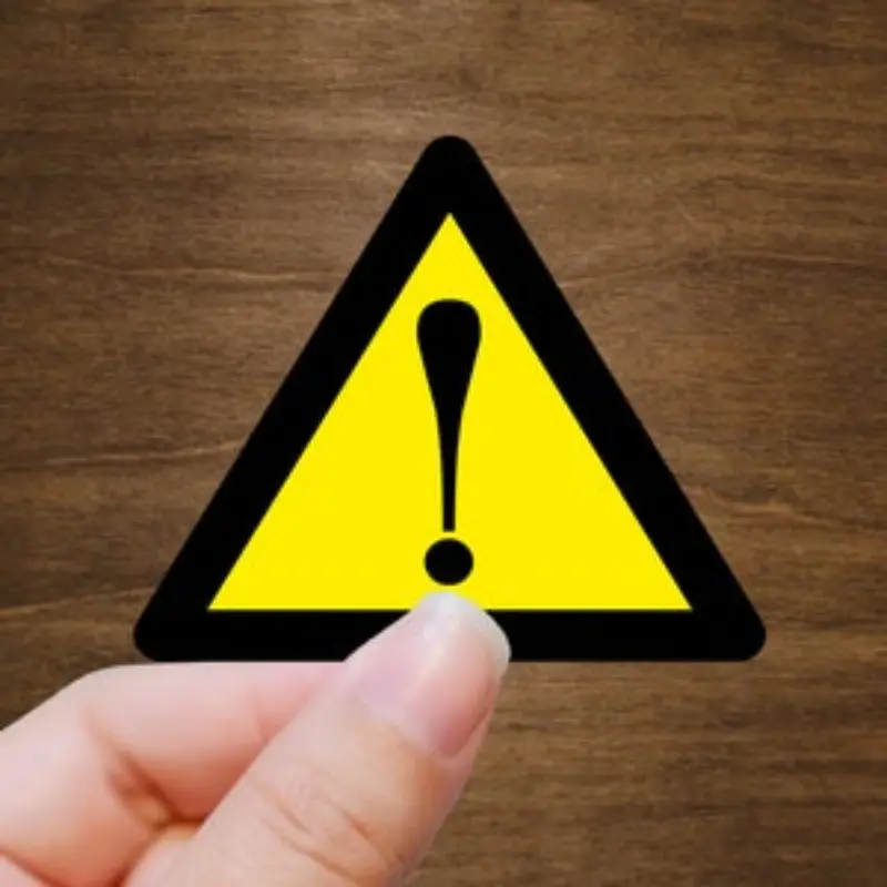 5pcs Caution Warning Sticker Set, High-Quality Safety Helmet Stickers, Essential for Vehicle & Workplace Protection