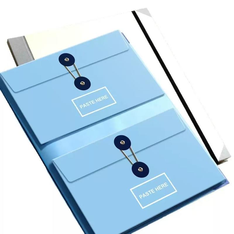 Important Document Organizer Personal Binder Organizer with Labels Accordion File Stylish Binder for Storing Important Papers, Certificates, Passports, Photos, and Letters organizador de documentos
