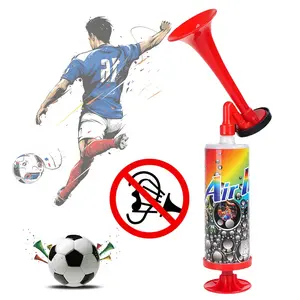 Air Pressure Trumpets Reusable Handheld Air Horn Portable Soccer Air Cheering Horn for Boating Sports Events Birthday Parties