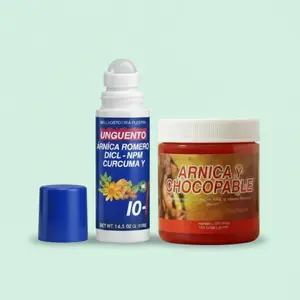 Pain Relief Combo: Arnica Rosemary Roll-On + Arnica & Axococpaque Gel 125g