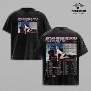 Ashnikko Album Washed T-Shirt Sweatshirt Hoodie, Ashnikko Smoochies Tour 2026 Album Graphic Music Tee, Retro Ashnikko Rap Music Shirt, Gift For Music Fans