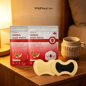 WildFloraCare Traditional Herbal Patch (10-Day Supply) - Deep Soothing Foot & Navel Stickers - Pure Botanical Blend for Overnight Comfort, Daily
