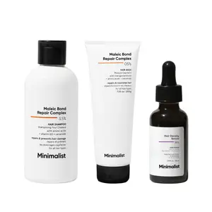Minimalist Hair Density & Repair Trio | Maleic Bond Shampoo & Mask with Hair Density Serum
