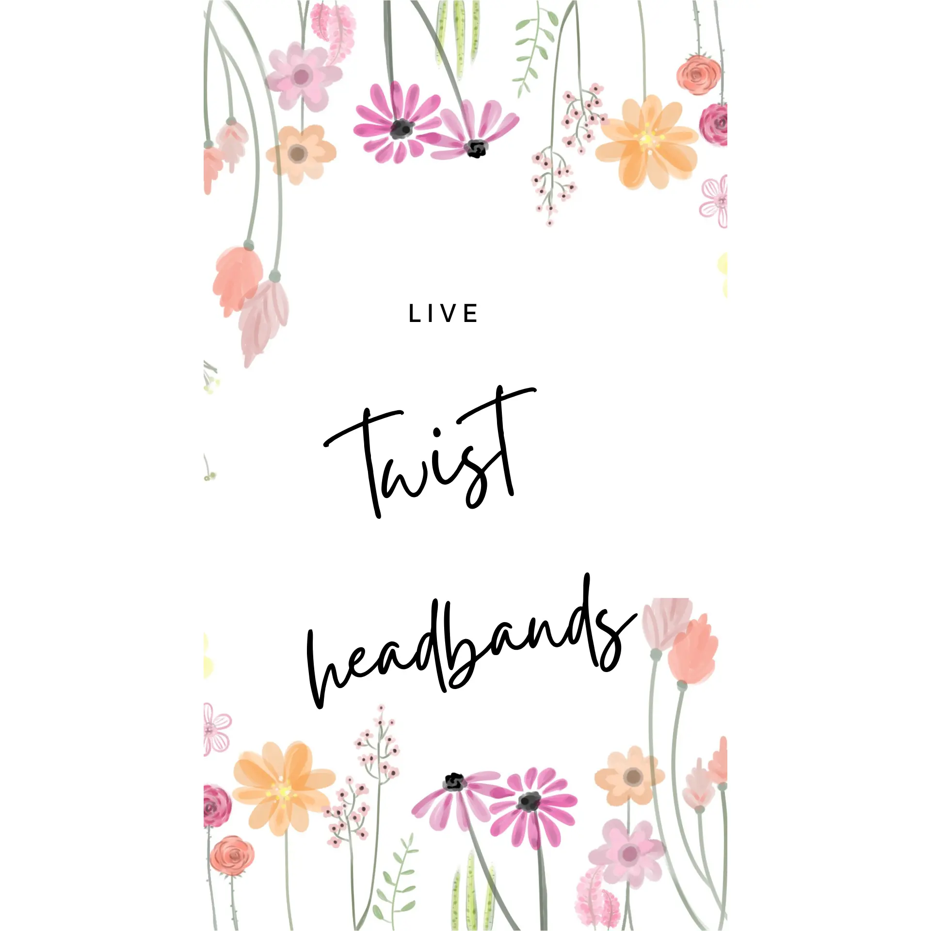 Live Pick DBP Twist Headbands