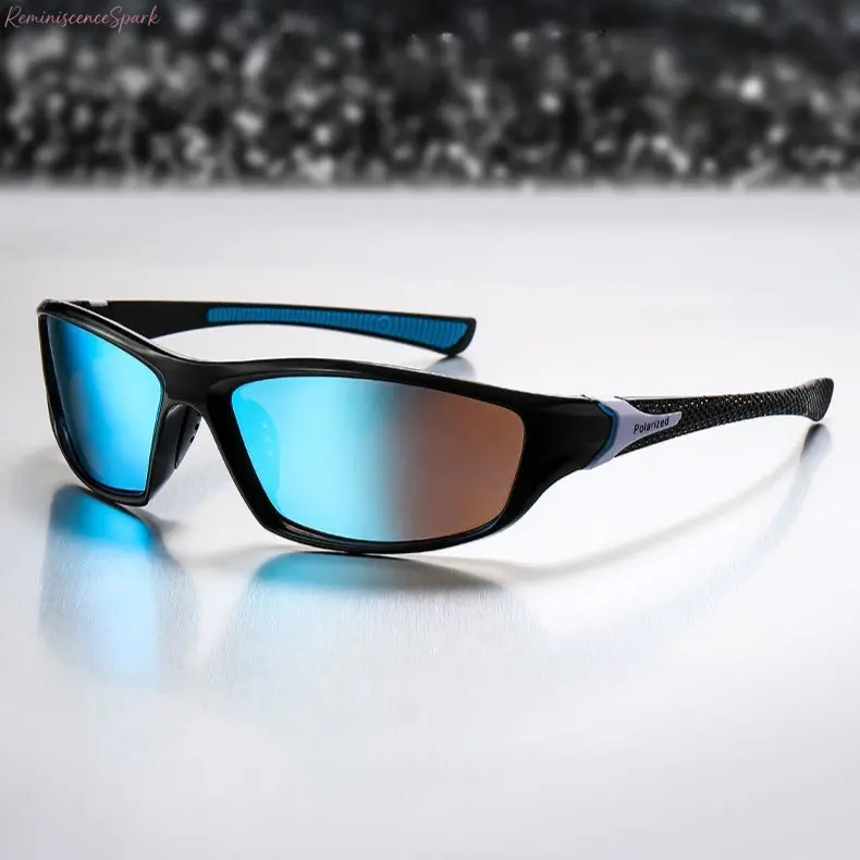 Unisex Sporty Polarized Sunglasses - UV400 Anti-Glare, Lightweight Durable Outdoor Sports Eyewear, Men's Sunglasses for Cycling, Driving, Hiking, Sunglasses For Men