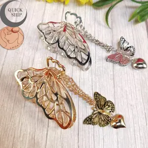 Butterfly Metal Hair Clip for Women,Bear Hair Claw for Girl,Gold/silver Minimalist Hair Accessories For Her,Christmas Gift