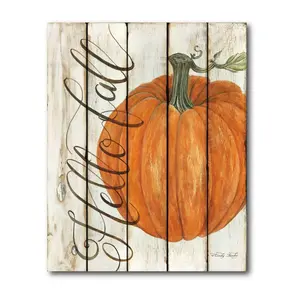 Courtside Market Hello Fall 16" x 20" Canvas Wall Art