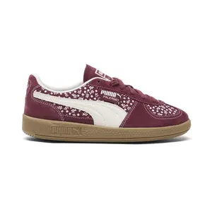PUMA Womens Palermo Tiny Florals Lace Up Sneakers Shoes Casual - Red