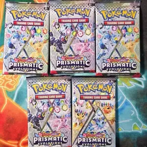 TCG prismatic Evolution 5 Pack Bundle