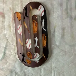 Jumbo Paperclip Bookmark- Baseball