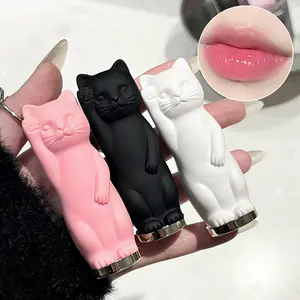 Cat Lip Balm Moisturizing Anti-Chapping Hydrating Lips Care Suitable for Girls Women Daily Use Any Occasion Lip Moisturizer