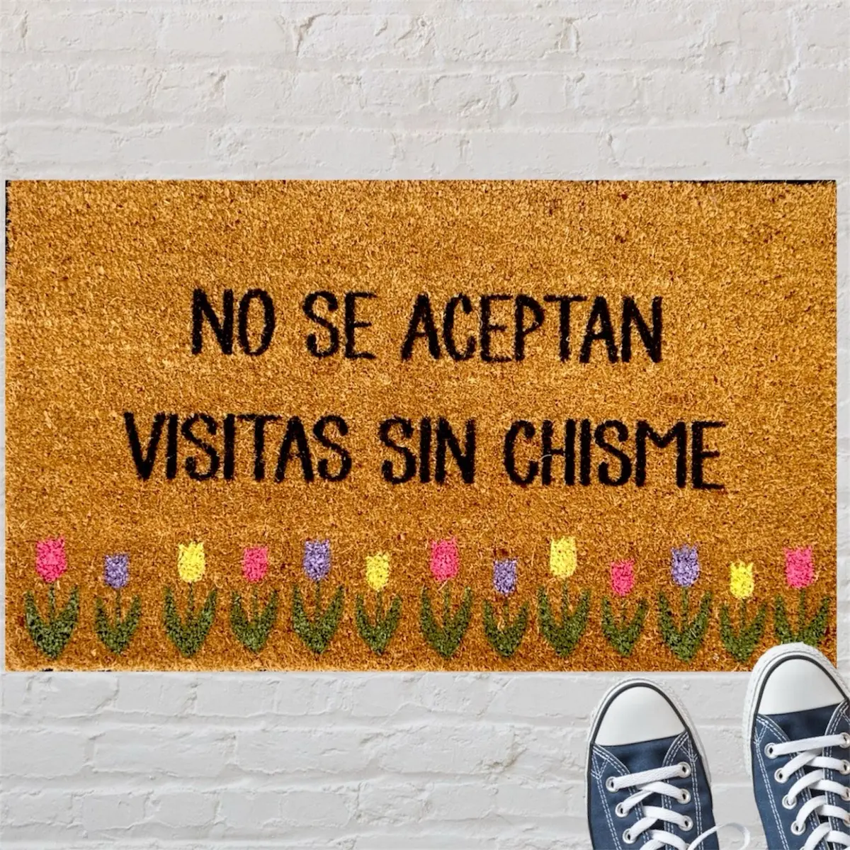 Chisme Hand-Painted Doormat