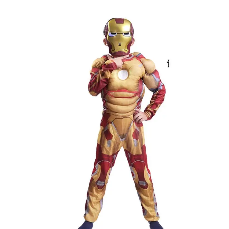 Yellow Iron Man + Non-Illuminating Mask
