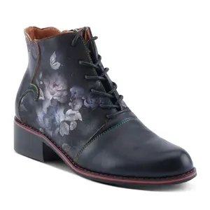 L'Artiste by Spring Step Side Zip Booties - Xenia