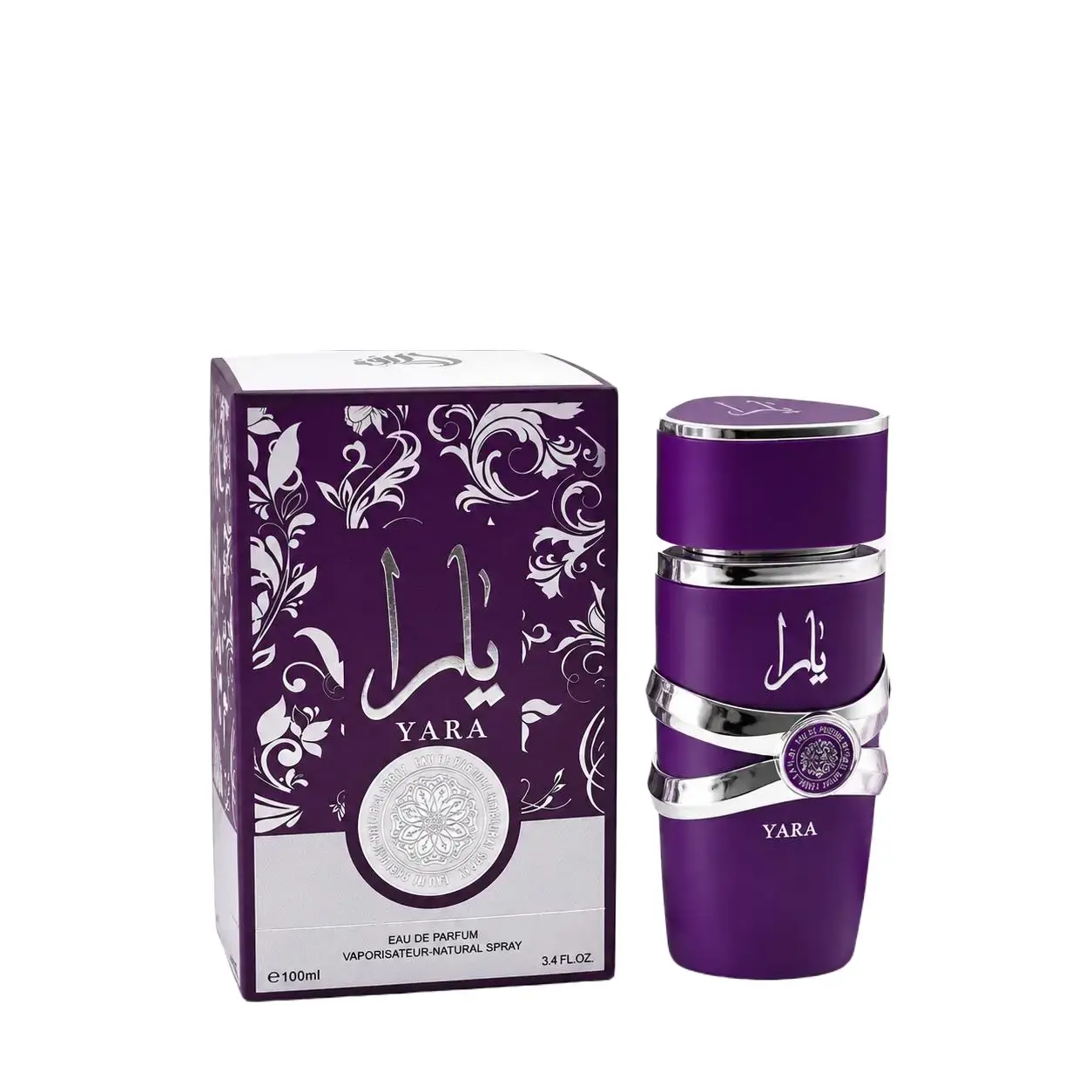 Women's Lattafa Yara Eau de Parfum Spray - Floral Fruity Vanilla Scent, 100 ml/3.4 fl oz (Unisex Fragrance for Beauty & Personal Care)